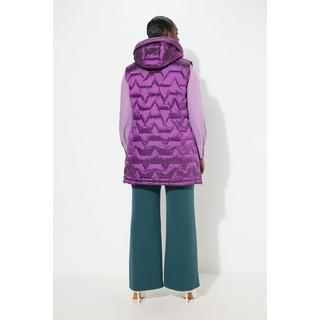 Ulla Popken Gilet Trapuntato Senza Maniche Scollo Rotondo Effetto Piumino  