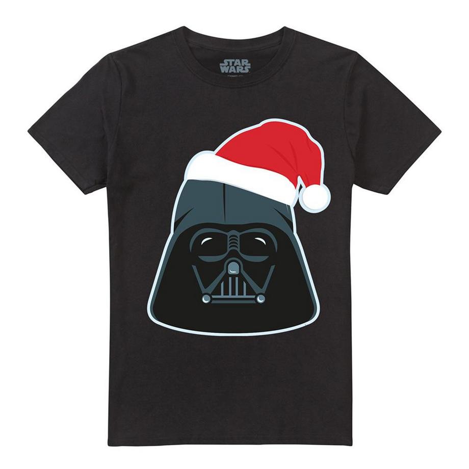 Maglietta Natale Darth Vader Cappello Da Babbo Natale