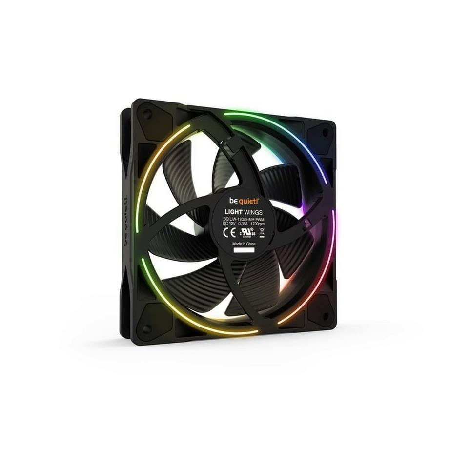 BE QUIET!  ! Light Wings | 120mm PWM Boitier PC Ventilateur 12 cm Noir 1 pièce(s) 