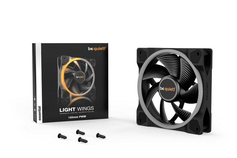 BE QUIET!  ! Light Wings | 120mm PWM Case per computer Ventilatore 12 cm Nero 1 pz 