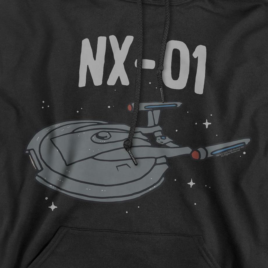 Star Trek OG NX Class Felpa con cappuccio  
