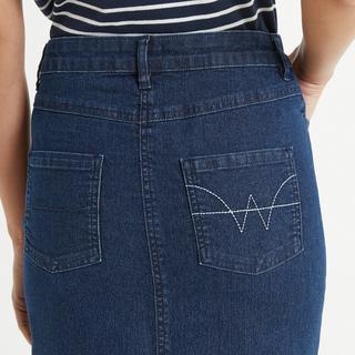 La Redoute Collections  Jupe droite en denim stretch 