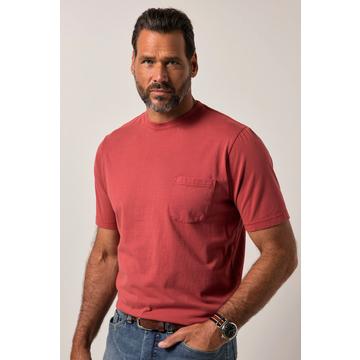 T-shirt dal look vintage con taschino e mezze maniche, fino alla tg. 8XL