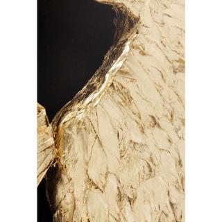 KARE Design Décoration murale Wings Gold Black 120x120cm  