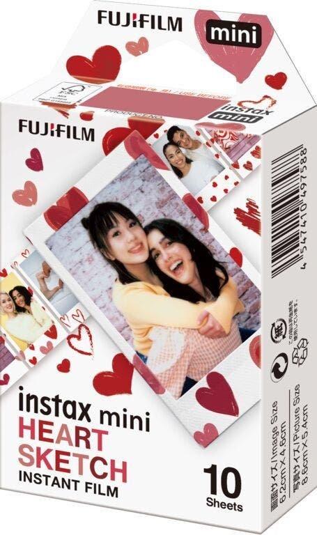 Fuji  film Instax Mini Heart Sketch 