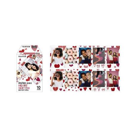 Fuji  film Instax Mini Heart Sketch 