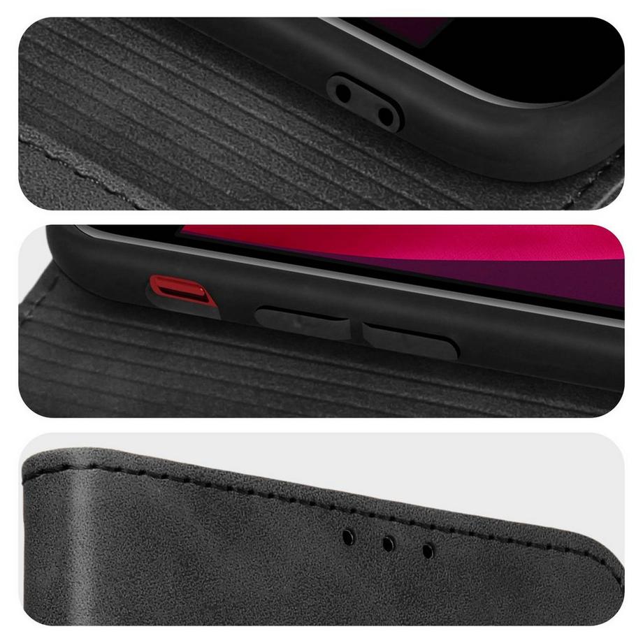 Avizar  Étui noir iPhone 8, 7, SE 2020, 2022 