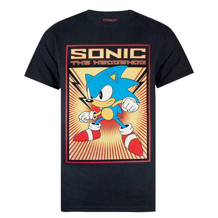 Sonic The Hedgehog Sonic The Hedgehog Grafikdruck T-Shirt  