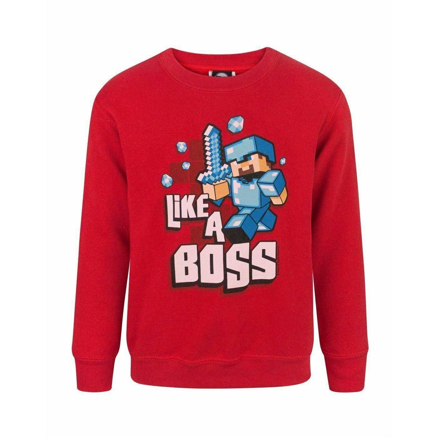 MINECRAFT  Like A Boss Sweatshirt 