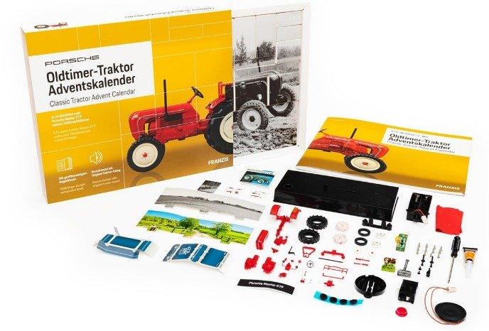 FRANZIS  Modellfahrzeug Adventskalender Porsche Traktor Master 419 1:43 