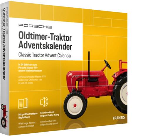 FRANZIS  Modellfahrzeug Adventskalender Porsche Traktor Master 419 1:43 