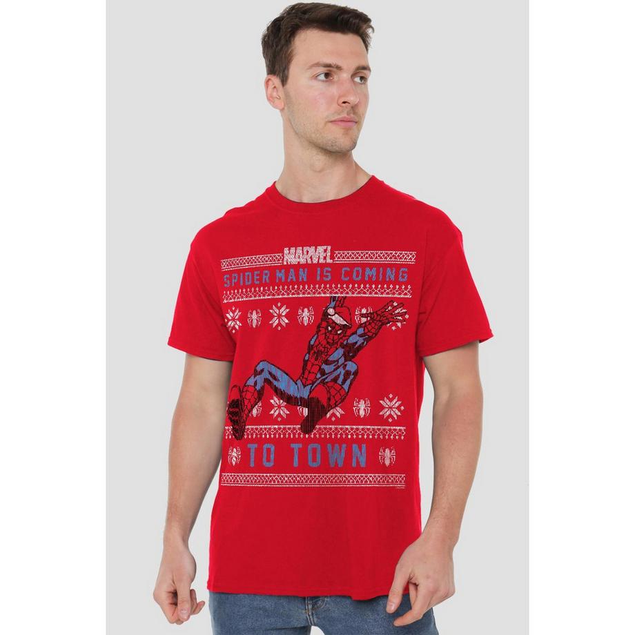 Spider-Man Is Coming To Town T-Shirt  