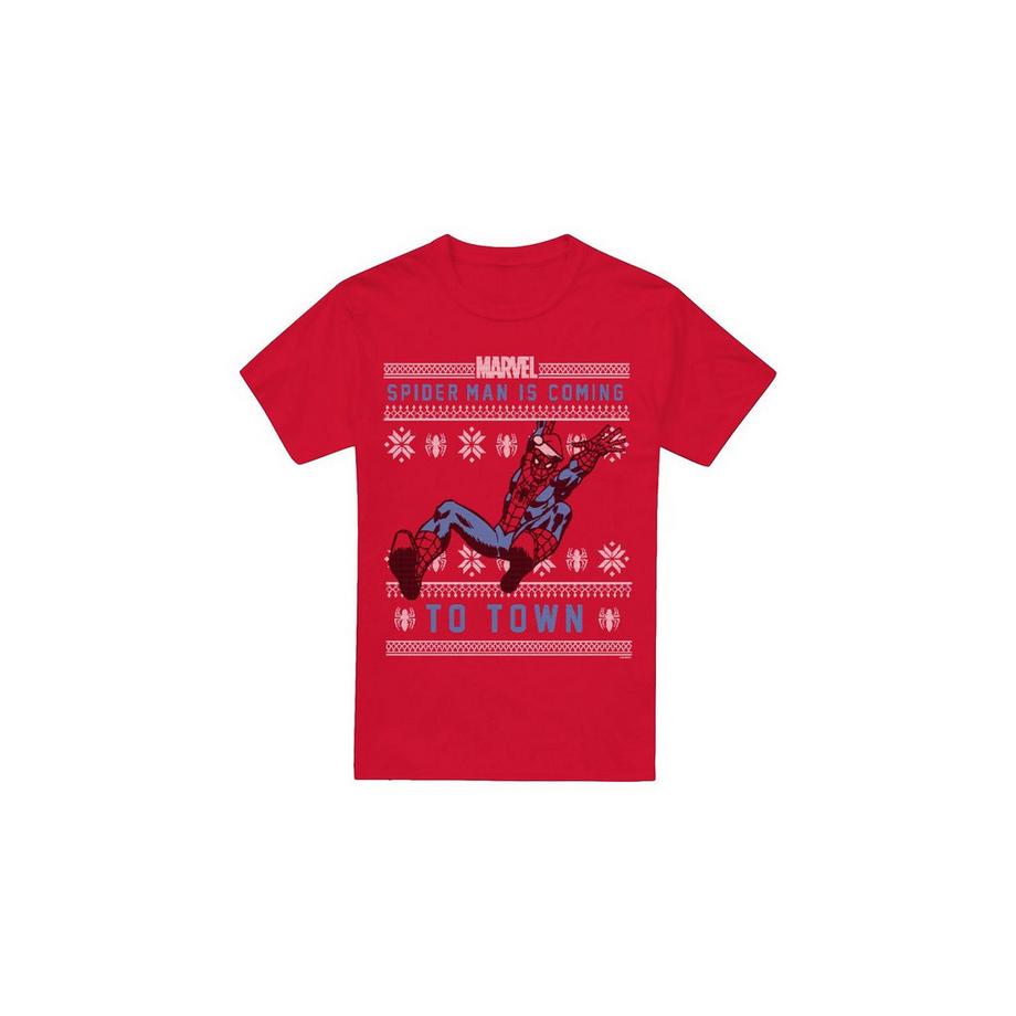 Spider-Man Is Coming To Town T-Shirt  