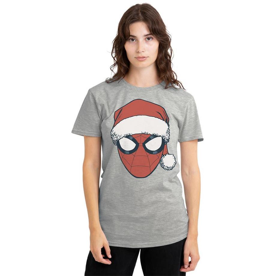 Spider-Man T-Shirt Portrait à Motif de Noël  