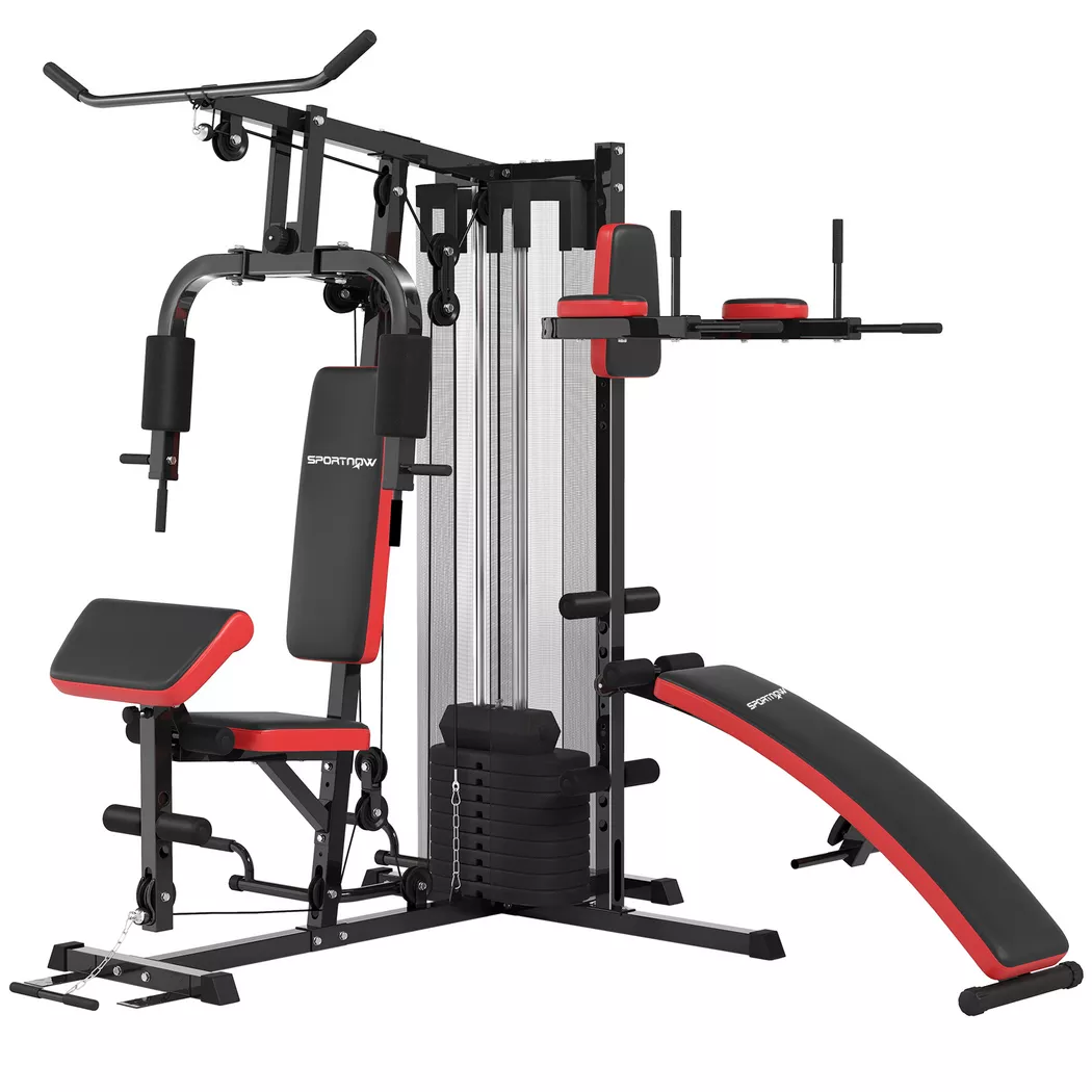 Sportnow - Kraftstation, One Size, Schwarz