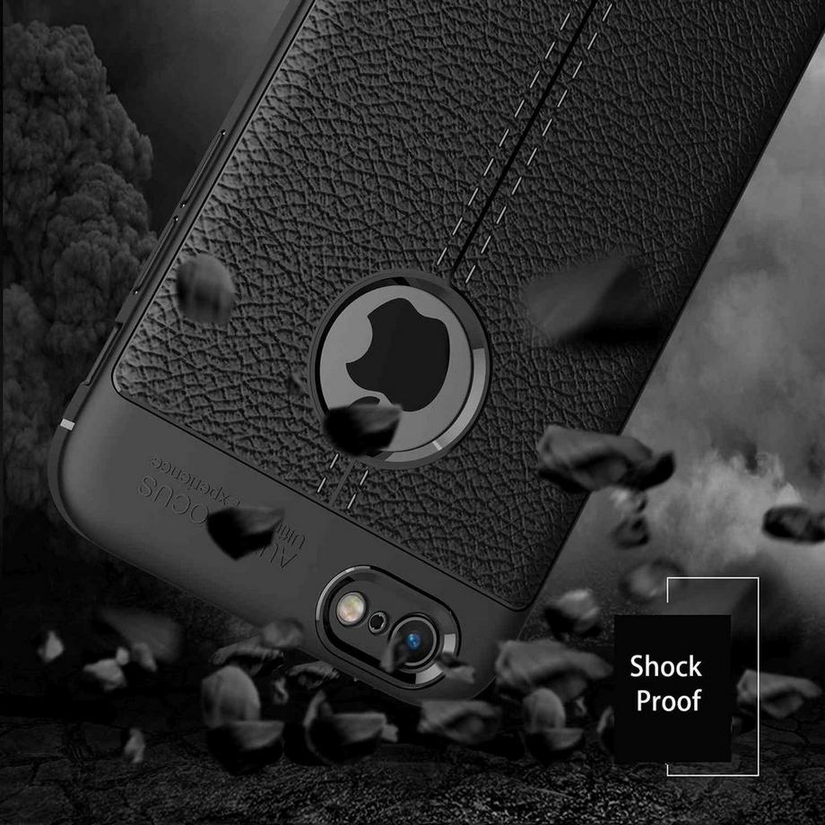 Cadorabo  Housse compatible avec Apple iPhone 6 / 6S - Coque de protection en silicone TPU avec application élégante en similicuir 