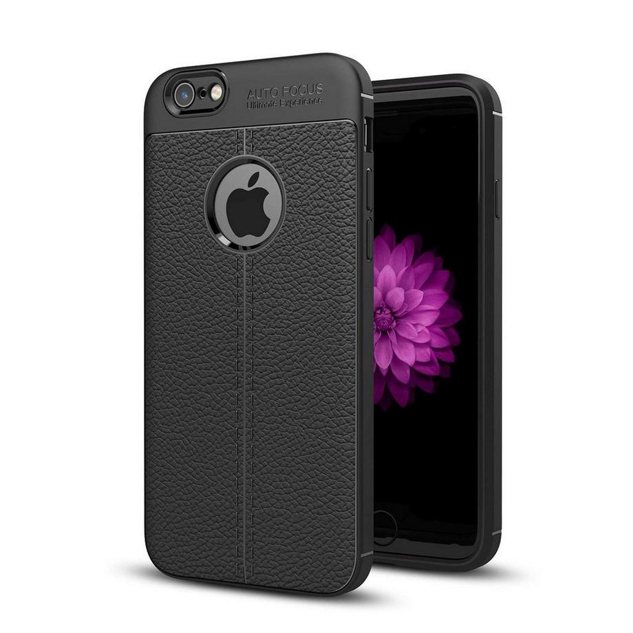 Cadorabo  Housse compatible avec Apple iPhone 6 / 6S - Coque de protection en silicone TPU avec application élégante en similicuir 