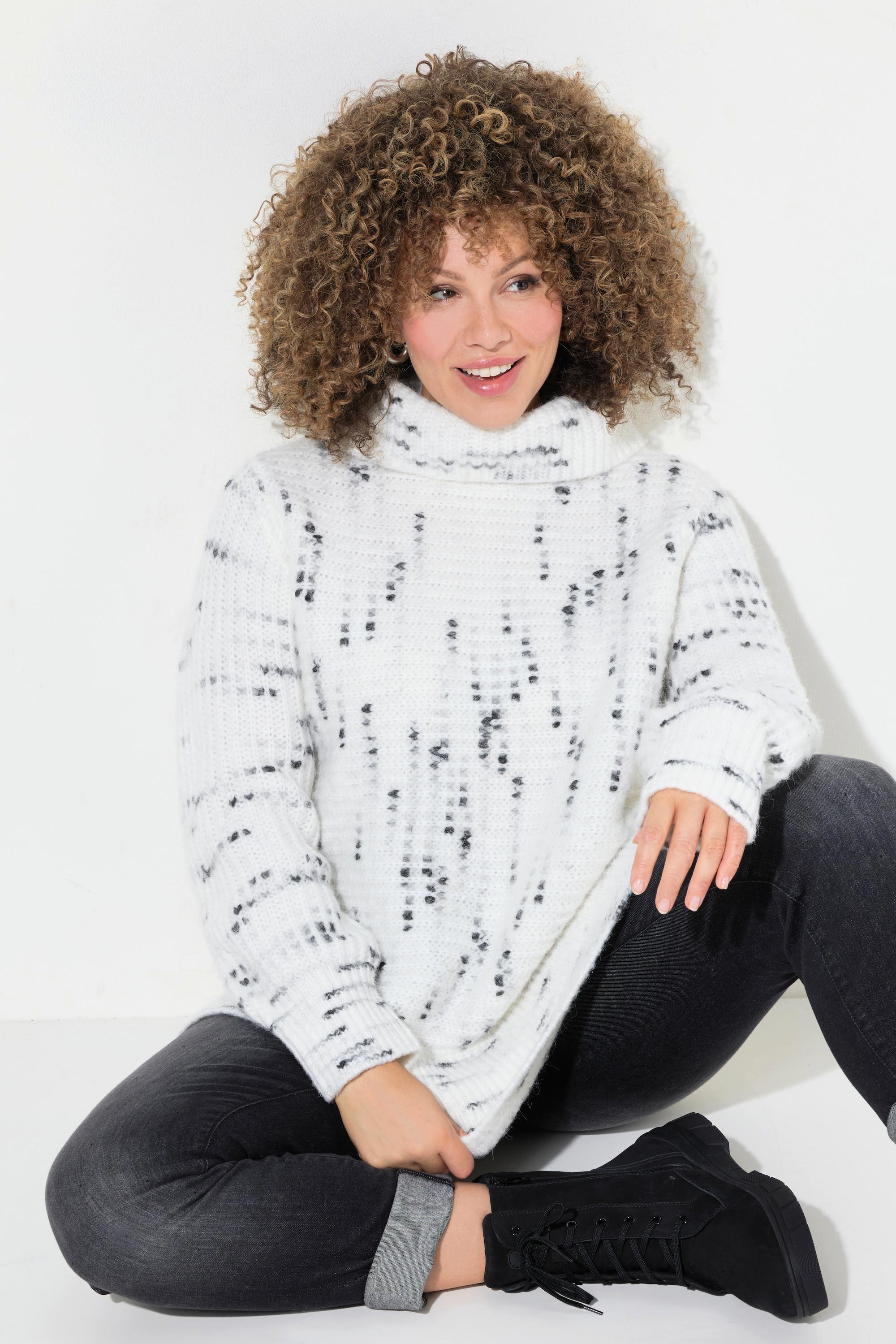 Ulla Popken  Pullover, Rollkragen, Langarm 