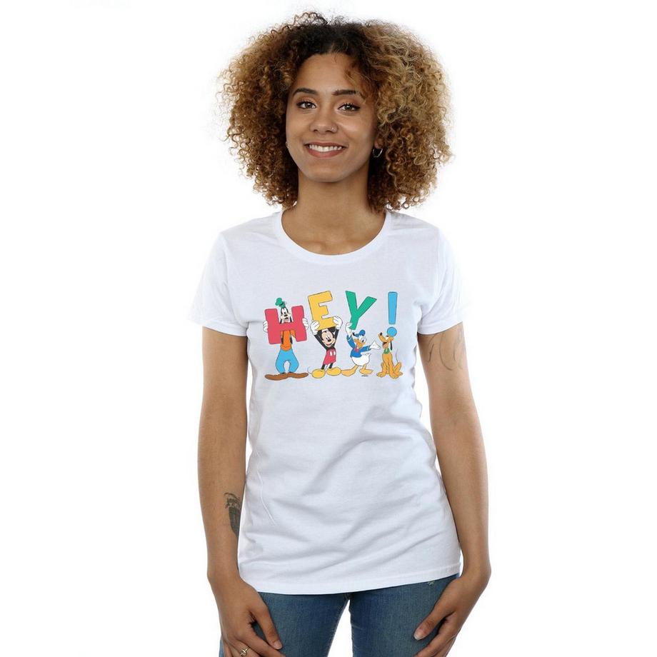 Disney Friends Hey T-shirt stampata  