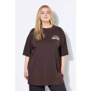 T-shirt dal taglio oversize con stampa sul retro ispirata al caffè