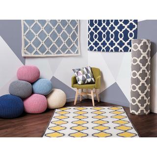 Beliani Tapis en Laine Moderne ZILE  