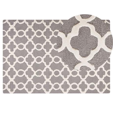 Beliani Tapis en Laine Moderne ZILE  