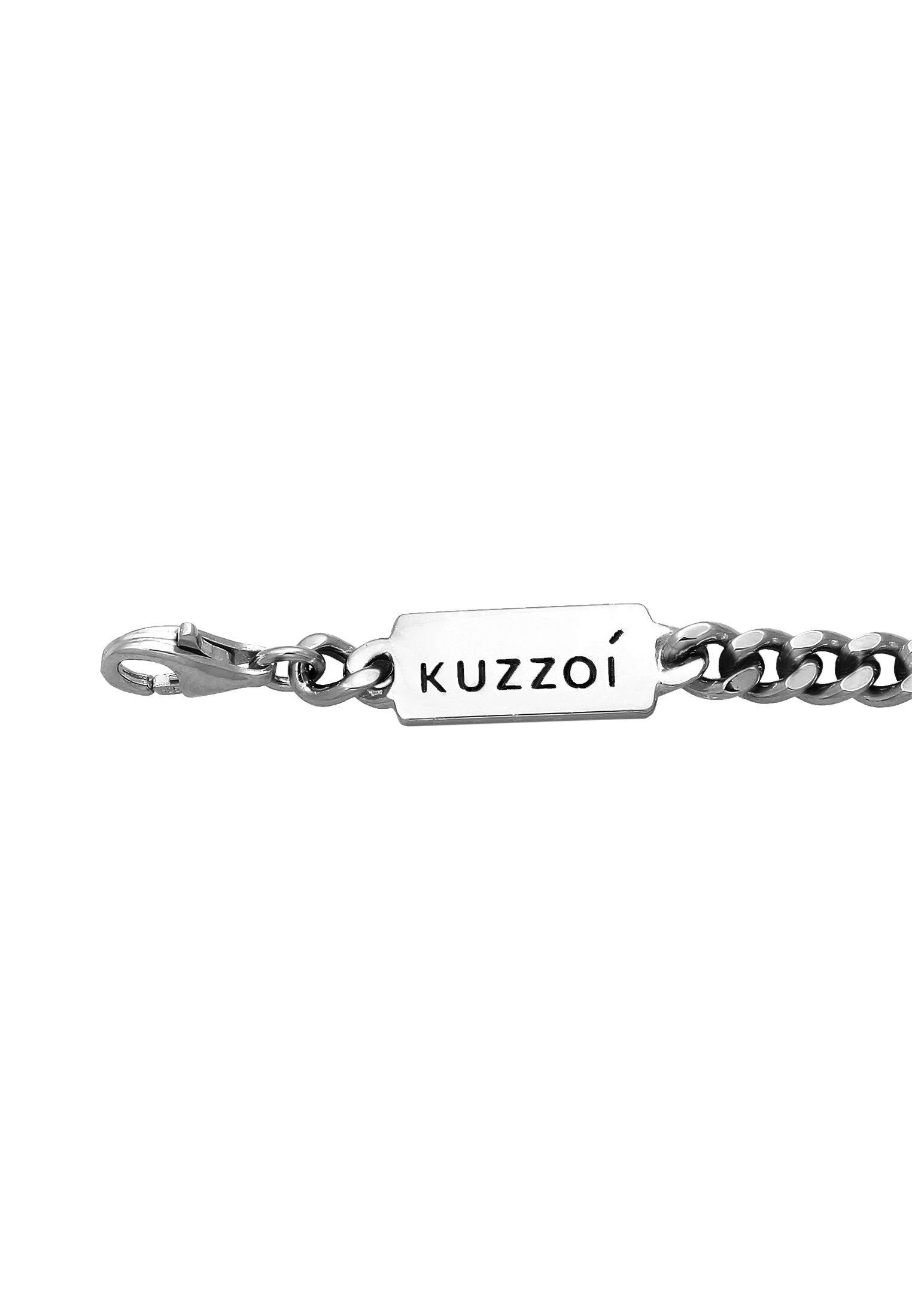 Kuzzoi  Armband Basic  Panzerkette Massiv Piece 