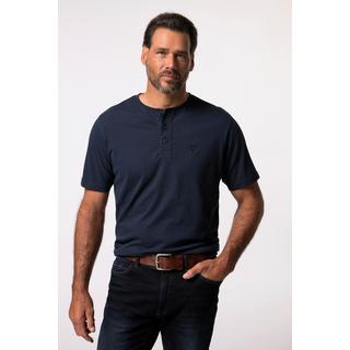 JP1880  Henley collection Basic, col rond et patte de boutonnage, lot de 2 - jusqu’au 8XL 