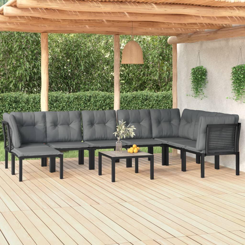 VidaXL Garten lounge set stahl  