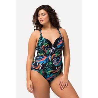 Ulla Popken Maillot de bain imprimé floral bonnets souples armatures  