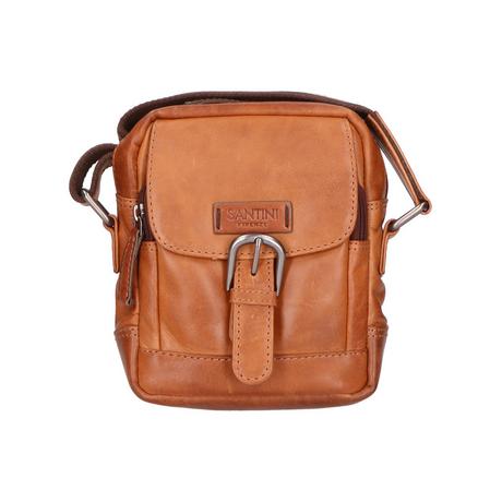 Santini Sac à Bandoulière en Cuir  