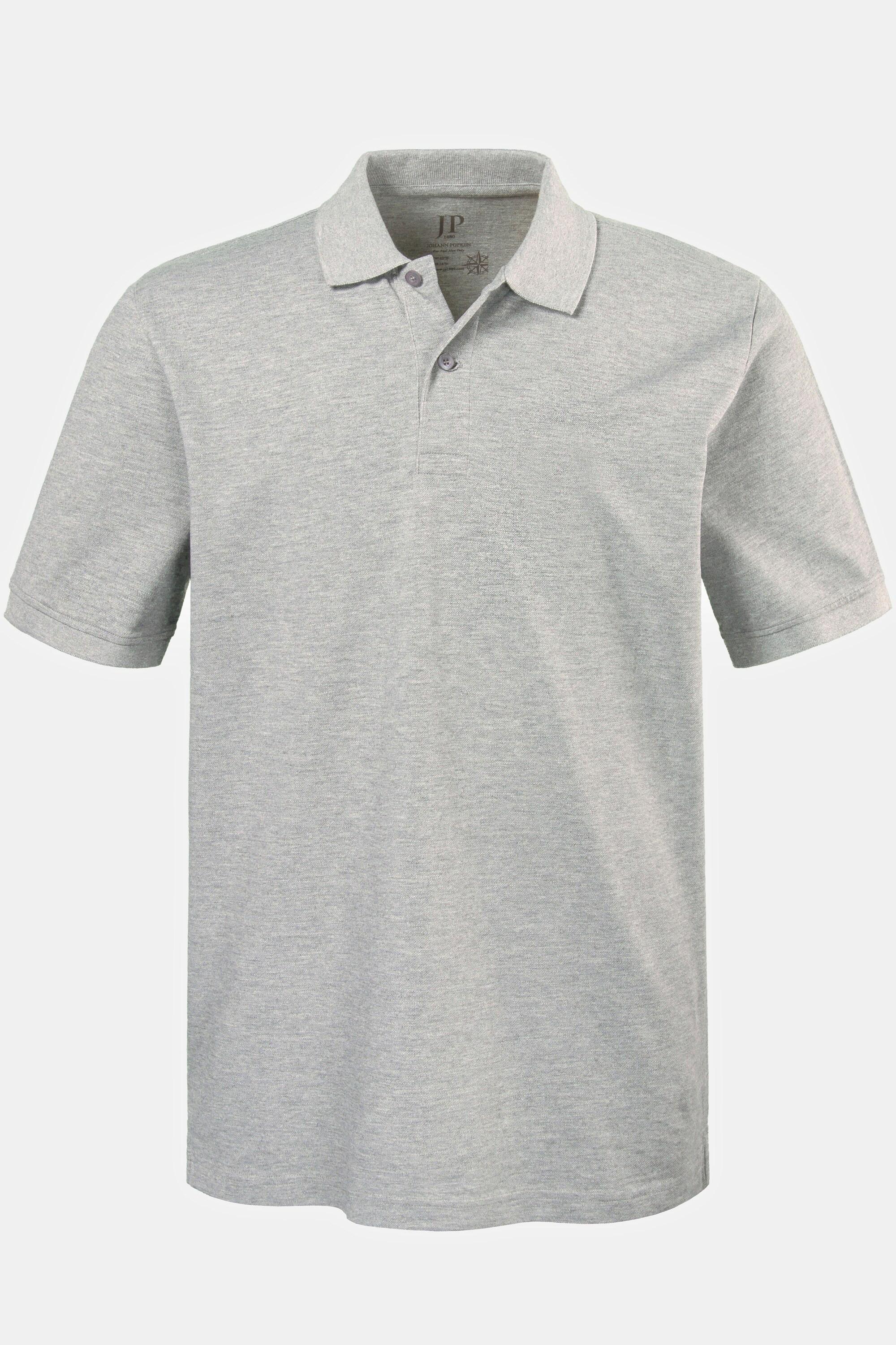 JP1880  Maglia basic in piqué con colletto polo e mezze maniche, fino alla tg. 10XL 