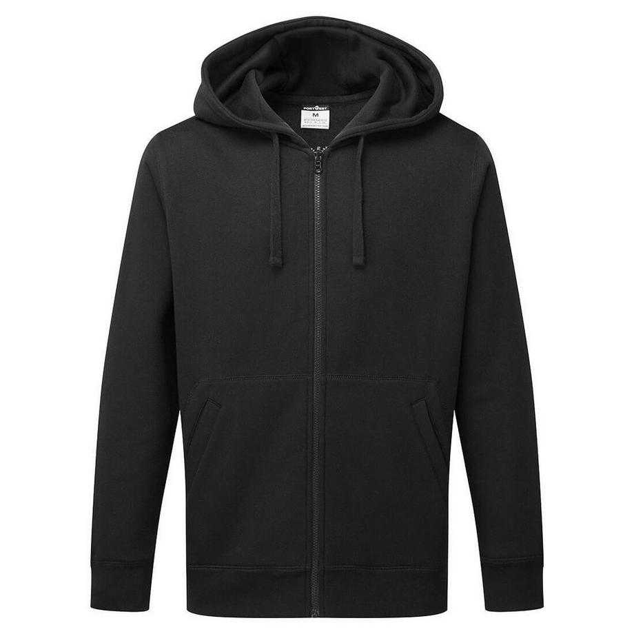 Felpa Con Cappuccio E Zip Intera