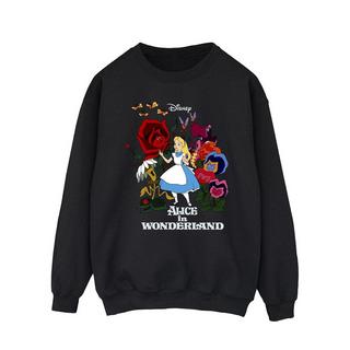 Disney  Sweat ALICE IN WONDERLAND FLOWERS 