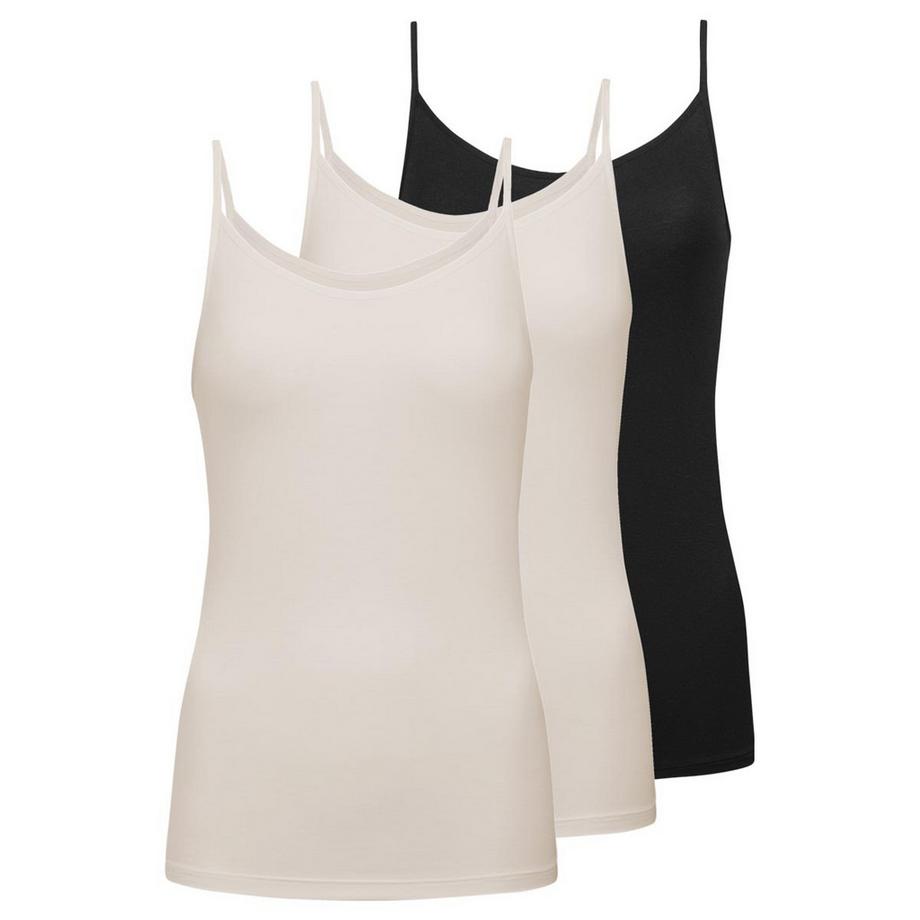 Modal Pure lot de 3  - tops à bretelles spaghetti