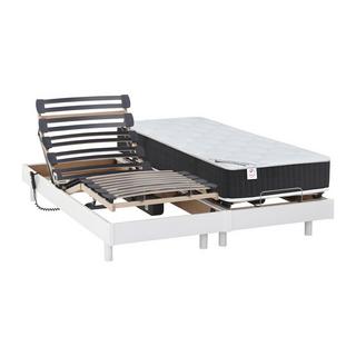 DREAMEA Lit électrique relaxation matelas ressorts ensachés mémoire forme APOLLO de DREAMEA  