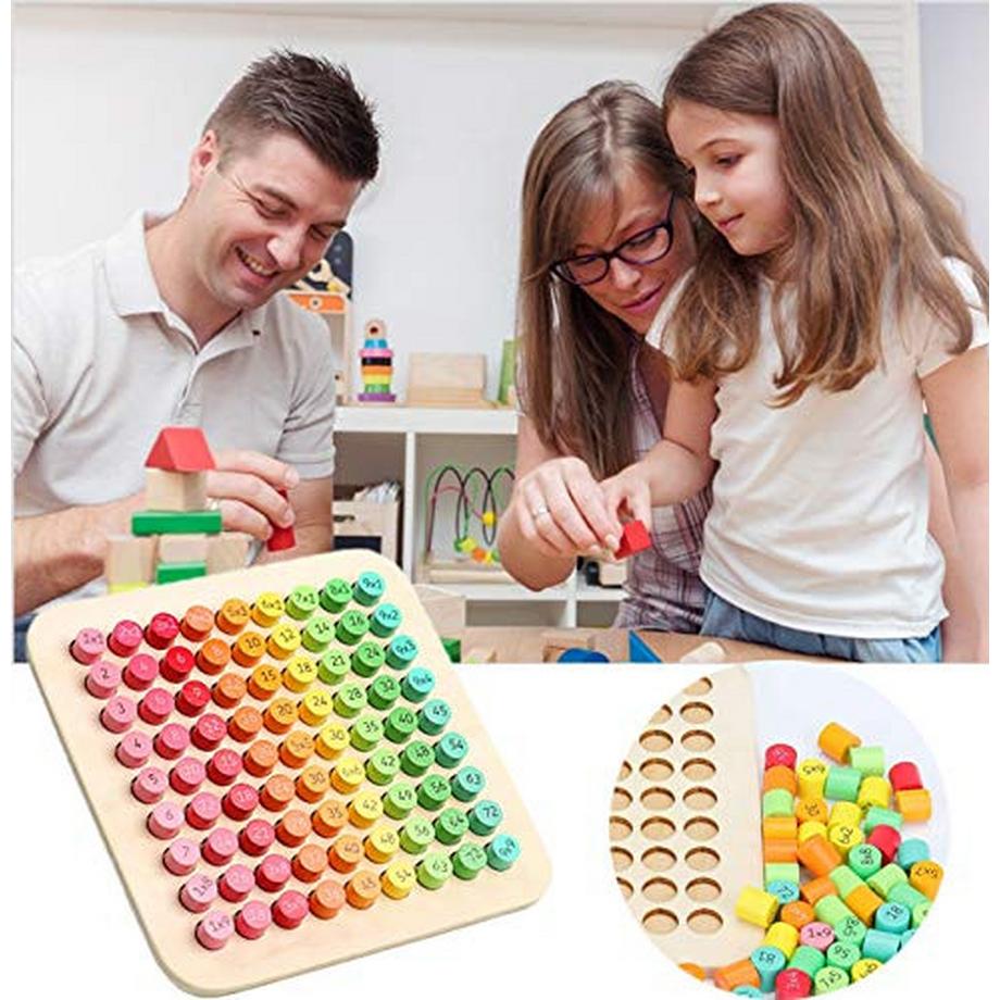 Activity-board  Jouets d'apprentissage des mathématiques, tableau d'arithmétique en bois 
