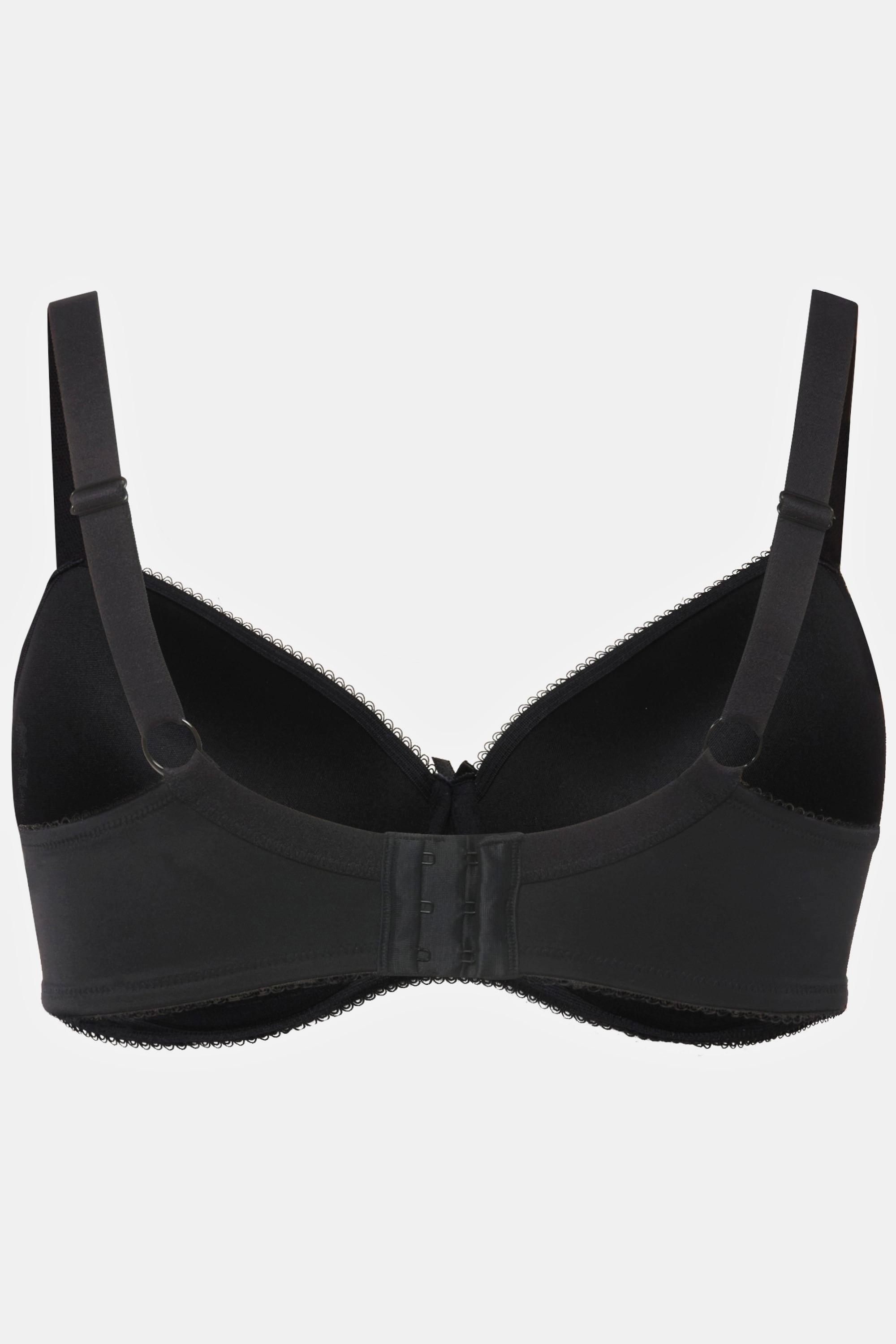 Ulla Popken  Reggiseno con ferretto, coppe morbide e coppa B-D# 