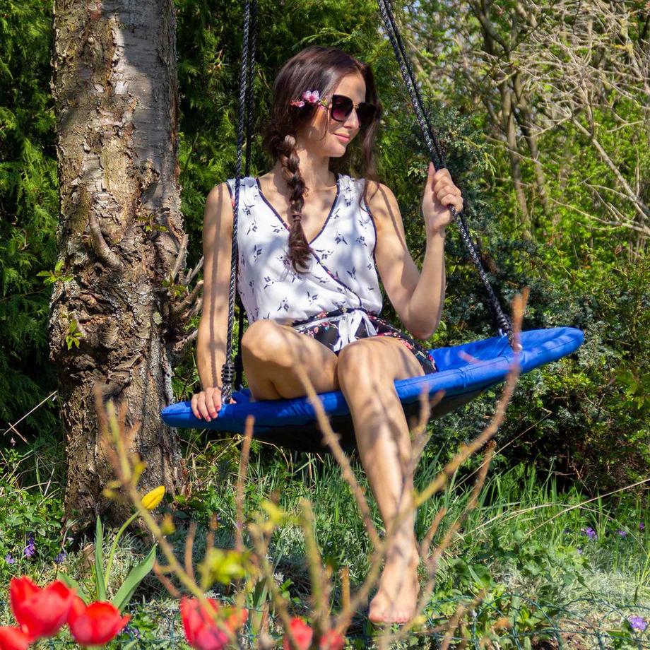 B2X Balançoire ronde en forme d'arc avec siège fermé  