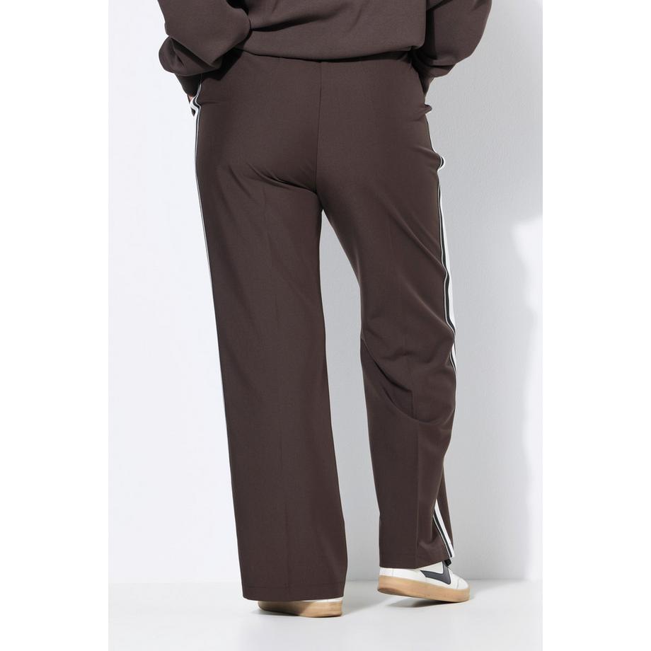 Studio Untold Pantaloni Taglio Gamba Ampio Dritto Strisce Laterali  