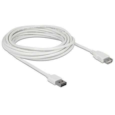 DeLock  85202 câble USB 5 m USB 2.0 USB A Blanc 