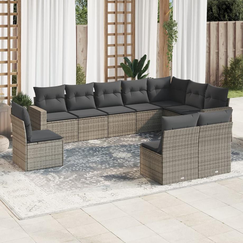 VidaXL Garten sofagarnitur poly-rattan  