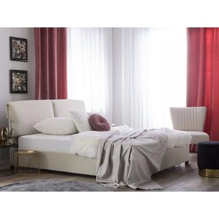 Beliani Bett mit Lattenrost aus Polyester Modern BELFORT  