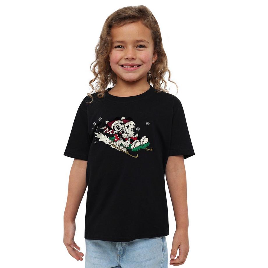 Disney  Tshirt MICKEY & MINNIE MOUSE Enfant 