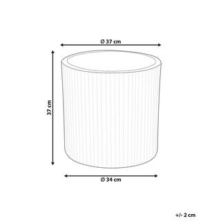 Beliani Vaso per piante en Fibra d'argilla Classico OREOI  