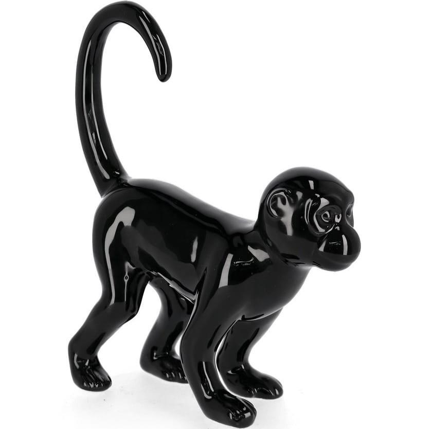 mutoni Objet déco singe Mowgli noir 25  