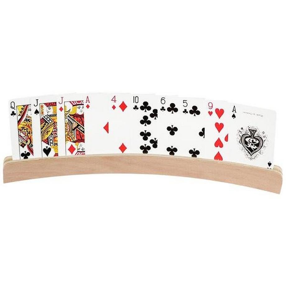 eStore  Spielkartenhalter aus Holz 