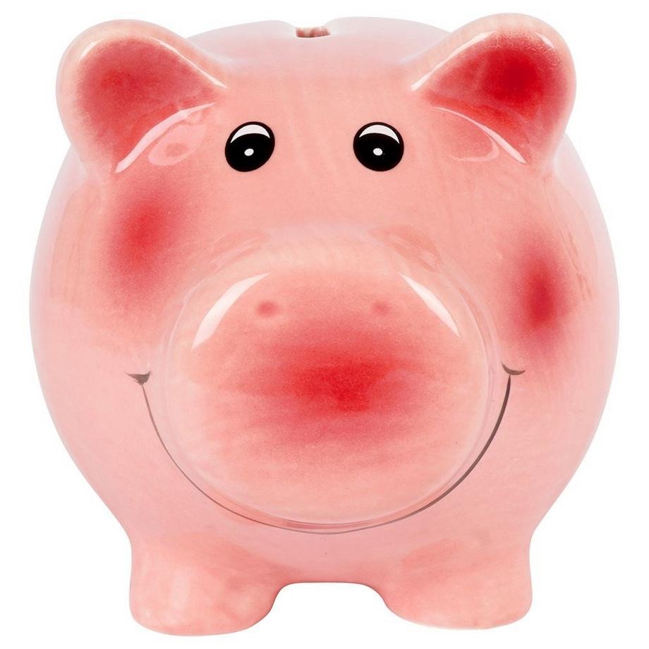 B2X Tirelire en Céramique : Belle Tirelire Rose pour Vos Épargnes  