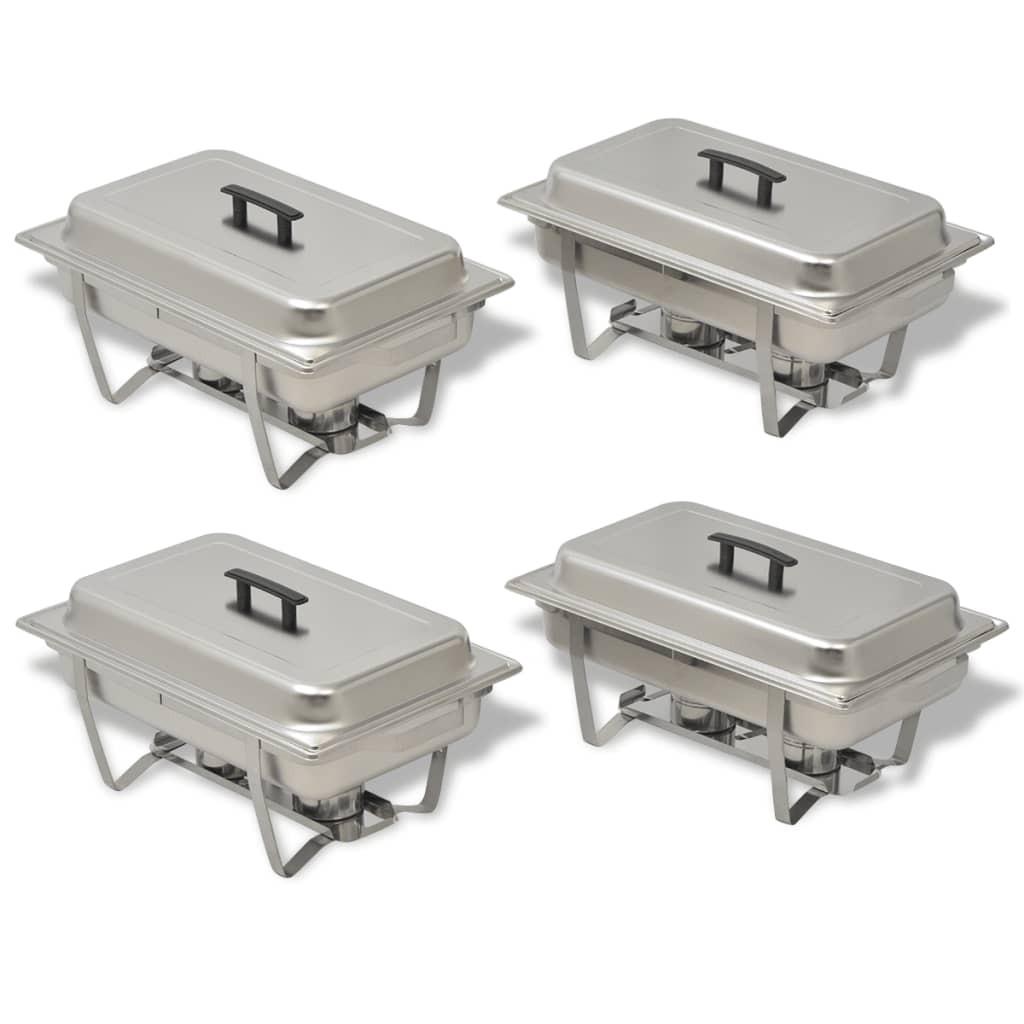 VidaXL  Chafing dish edelstahl 