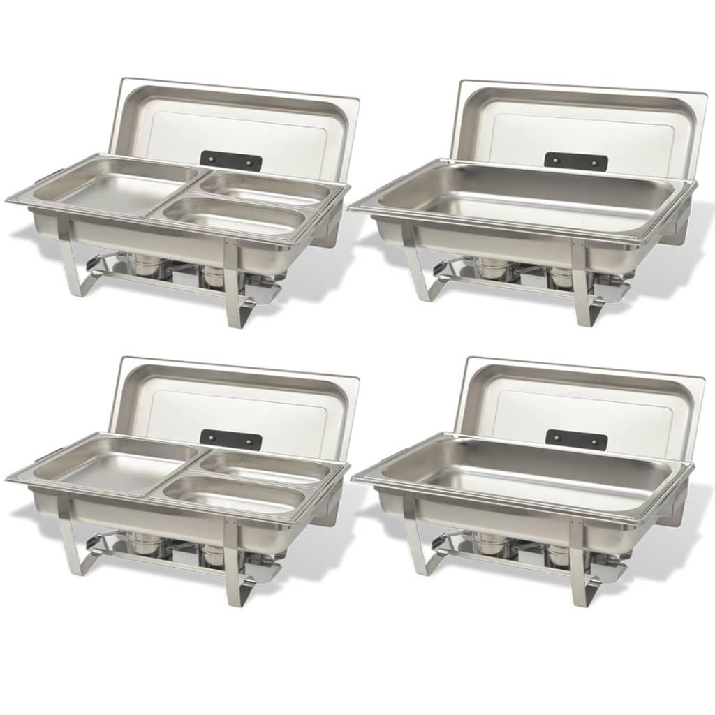 VidaXL  Chafing dish edelstahl 